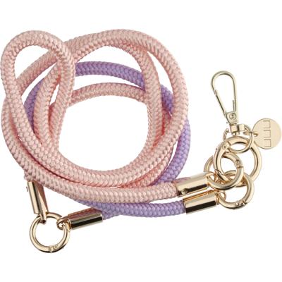 Telefoonkoord Flexicord - Rose Paars - Goud Telefoonkoord Flexicord - Rose Paars - Goud