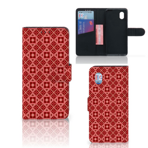 Alcatel 1B (2020) Telefoon Hoesje Batik Rood