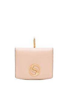 Stella McCartney porte-cartes à plaque logo - Rose