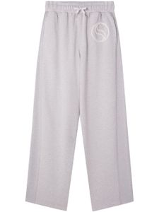 Stella McCartney pantalon de jogging à lien de resserrage - Gris