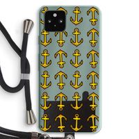 Musketon Anchor: Pixel 5a 5G Transparant Hoesje met koord Musketon Anchor: Pixel 5a 5G Transparant Hoesje met koord