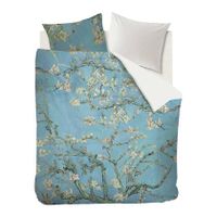 Beddinghouse x Van Gogh Museum Almond Blossom Dekbedovertrek 200 x 200/220 cm - Blauw