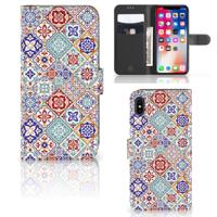 Apple iPhone Xs Max | Bookcase | Tiles Color