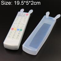 Konijn ontwerpen lange airconditioning / TV / Smart TV Box afstandsbediening waterdichte stofdicht siliconen beschermhoes grootte: 19.5 * 5 * 2 cm