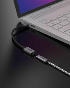 Sitecom AD-1013 USB-kabel 0,15 m USB A USB C Zwart, Grijs
