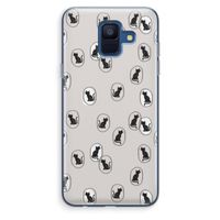 Miauw: Samsung Galaxy A6 (2018) Transparant Hoesje