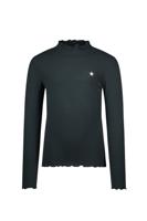 Like Flo winter t-shirt meisjes - grijs - Eef - rib - col