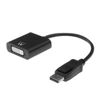 Ewent EW9846 video kabel adapter 0,15 m DisplayPort DVI Zwart - thumbnail