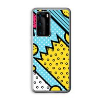 Pop Art #1: Huawei P40 Pro Transparant Hoesje
