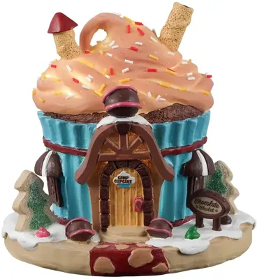Lemax chocolate chalet verlicht kerstdorp tafereel Sugar &apos;N&apos; Spice 2022