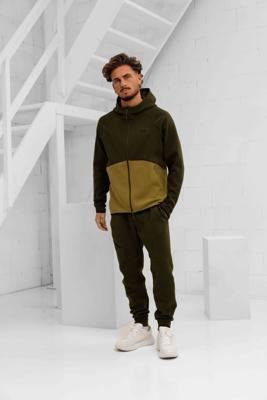 Under Armour Unstoppable Fleece Trainingspak Heren Donkergroen - Maat M - Kleur: Donkergroen | Soccerfanshop