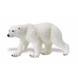 Plastic speelgoed figuur ijsbeer 12 cm   -