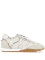 Hogan baskets en cuir nubuck - Blanc