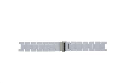 Horlogeband Fossil ES3813 Kunststof/Plastic Wit 18mm