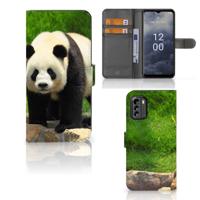 Nokia G60 | Telefoonhoesje | Met pasjeshouder | Panda
