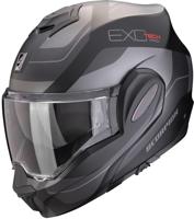 SCORPION EXO-Tech Evo Pro Commuta Mat, Systeemhelm, Zwart-Zilver