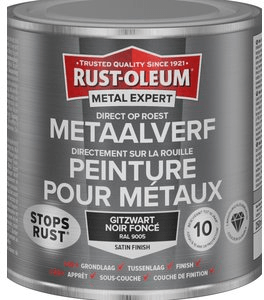 rust-oleum metal expert metaalverf satin ral 7016 750 ml
