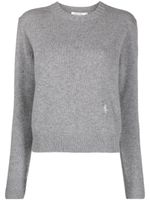 Sporty & Rich pull en maille à manches longues - Gris