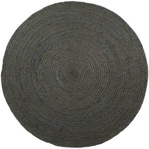 Interieur05 Rond vloerkleed Jute Groen - 240 cm (XXL)