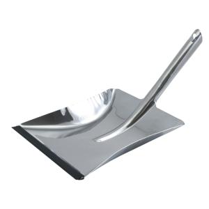 Sorex Vuilblik met rubber lip - rvs - 40 x 22 cm - stofblik - zilver - schoonmaken