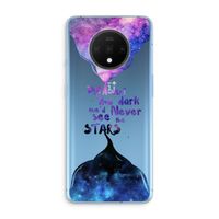 Stars quote: OnePlus 7T Transparant Hoesje