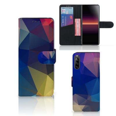 Sony Xperia L4 | Book Case | Polygon Dark