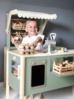 Winkel en FRESH keuken voor kinderen SMALL FOOT saliegroen