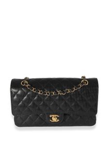 CHANEL Pre-Owned sac porté épaule Double Flap médium - Noir