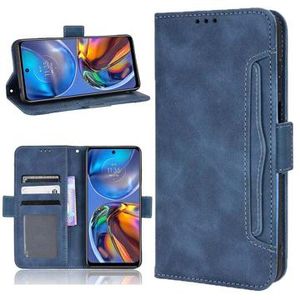 Cardholder Series Motorola Moto E32 Wallet Case - Blauw