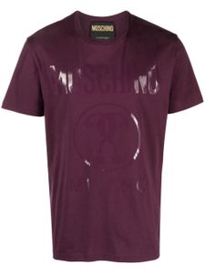 Moschino t-shirt en coton à logo imprimé - Rouge