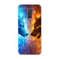 Fire & Ice: Samsung Galaxy A6 Plus (2018) Transparant Hoesje