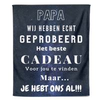 Fleecedeken Vaderdag - Papa - thumbnail