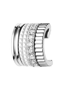 Boucheron bijou d'oreille Quatre Double White Edition en or blanc 18ct - Argent