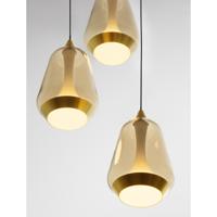Lyora Design hanglampAlish 3-lichts amber glas - 9416968