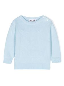 Moschino Kids pull Teddy Bear en coton - Bleu