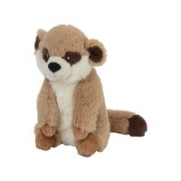 Pluche dieren knuffels Stokstaartje van 16 cm