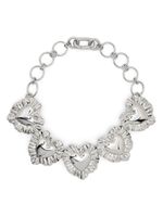 Bimba y Lola Halsketting met hart bedels - Zilver - thumbnail