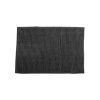 MSV Badkamerkleed/badmat voor op de vloer - grijs - 40 x 60 cm - Microvezel - Badmatjes