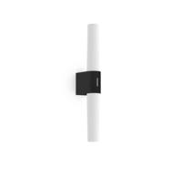 Badkamer Wandlamp zwart LED boven spiegel badkamer Nordlux Helva