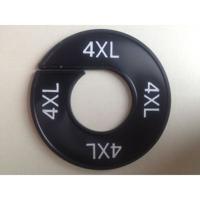 Maatring 9cm zwart/wit 4XL