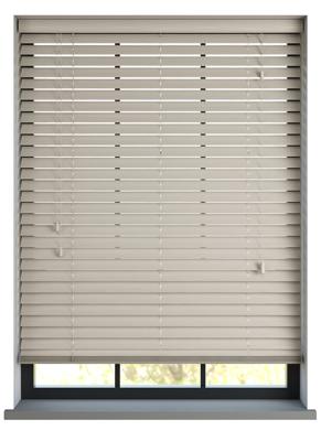 Sunwood PVC jaloezie met koord - Roomwit nerf