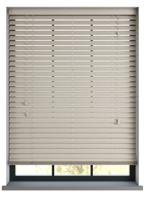 Sunwood PVC jaloezie met koord - Roomwit nerf