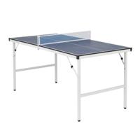 152,5 x 76 cm Opvouwbare Tafeltennistafel Draagbare Tafeltennistafel met Net 2 Batjes en Ballen Voorgemonteerd
