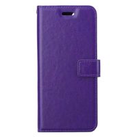 Basey iPhone 14 Pro Max Hoesje Book Case Kunstleer Cover Hoes -Paars