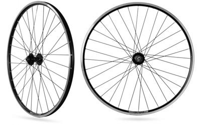Rodi Wielset skorpion 27,5" met steekas - 36 spaaks - 6 bouts remschijfbevestiging - 8/9/10/11 speed - zwart - quick release