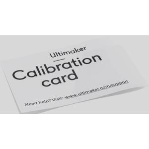 Calibration Card UM2/UM3/S5 Ultimaker SPUM-CALB-CARD