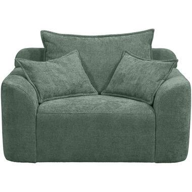 Loveseat Elsa - stof Eden - saliegroen - Leen Bakker