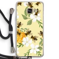 No flowers without bees: Samsung Galaxy A3 (2016) Transparant Hoesje met koord