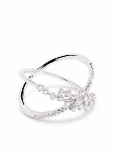 Djula bague Fairy Tale en or blanc 18ct ornée de diamants - Argent