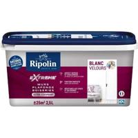 Extreme muur- en plafondverf - Fluweelwit - RIPOLIN - 2,5 L Extreme muur- en plafondverf - Fluweelwit - RIPOLIN - 2,5 L